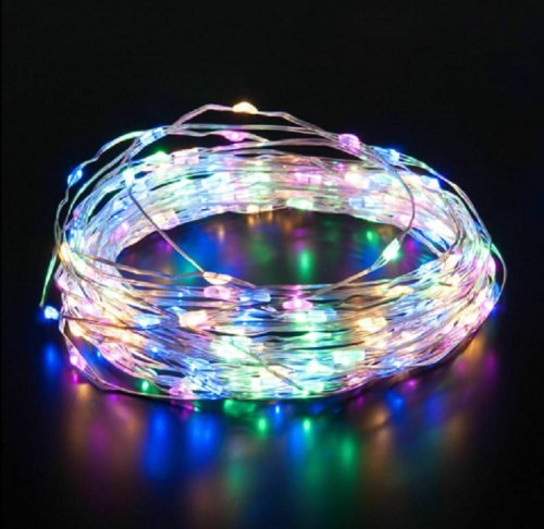 Гирлянда светодиодная "Шнур" Eurosvet 400-009 RGB IP20 10м картинка 